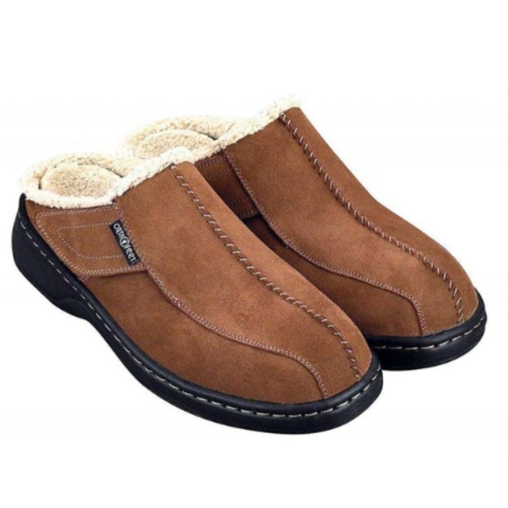 Orthofeet Asheville Men's Orthotic Slipper, size 11 wide (2E)